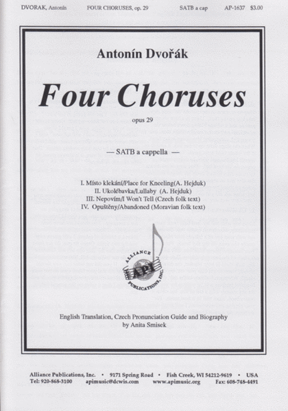 Four Choruses, Op. 29