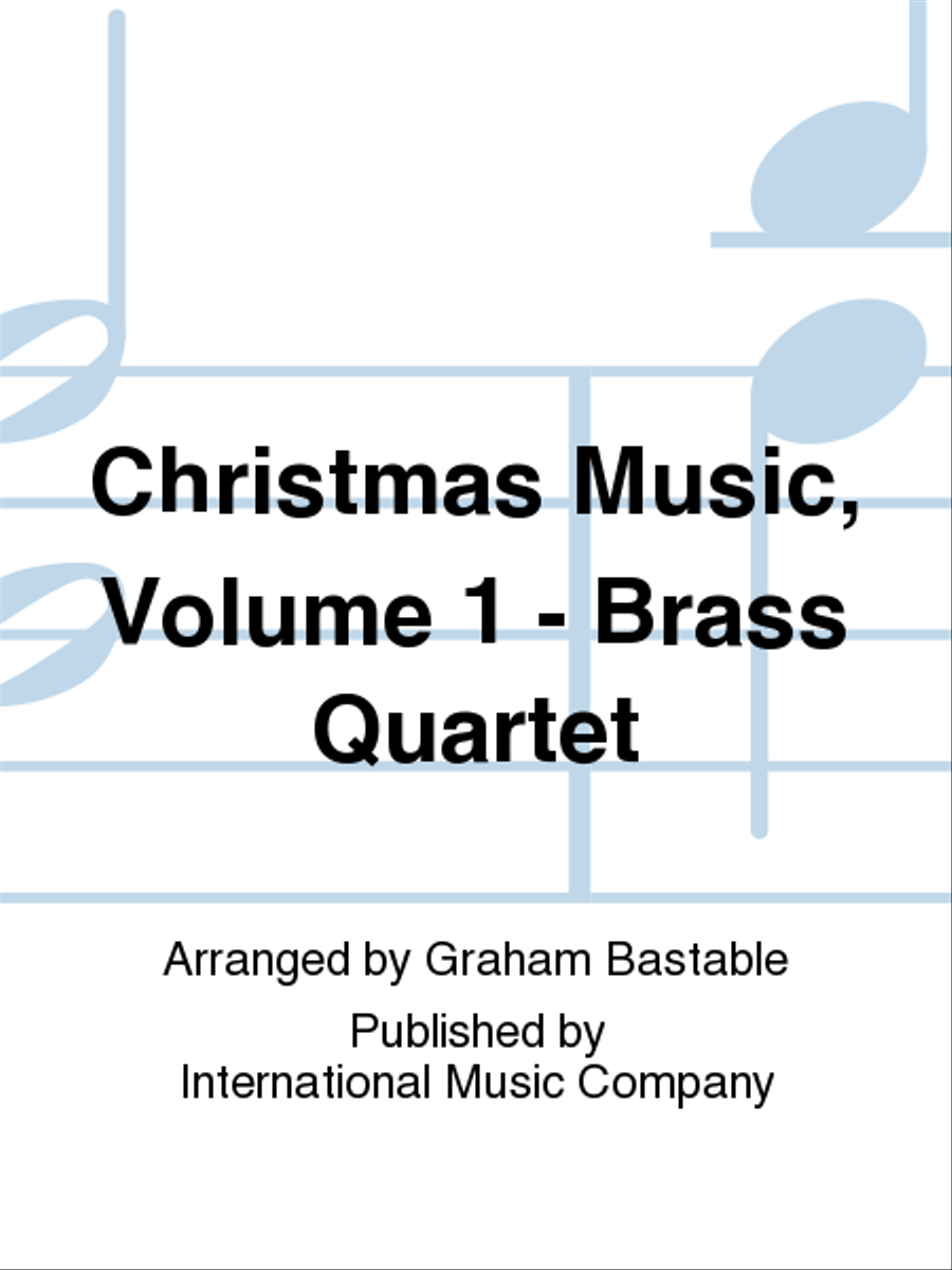 Christmas Music, Volume 1 - Brass Quartet Trombone scores gallery preview page 1