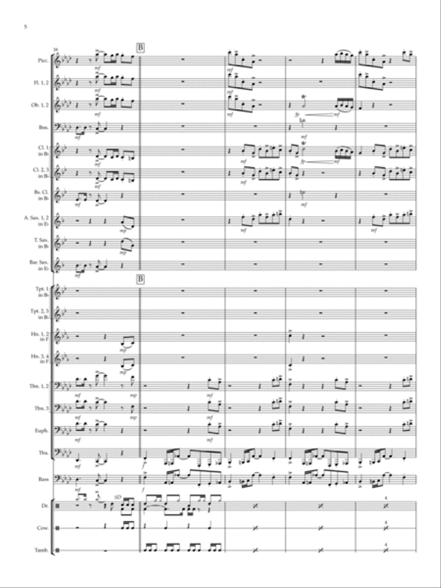 Funky Junk Funky Junk Concert Band scores gallery preview page 6