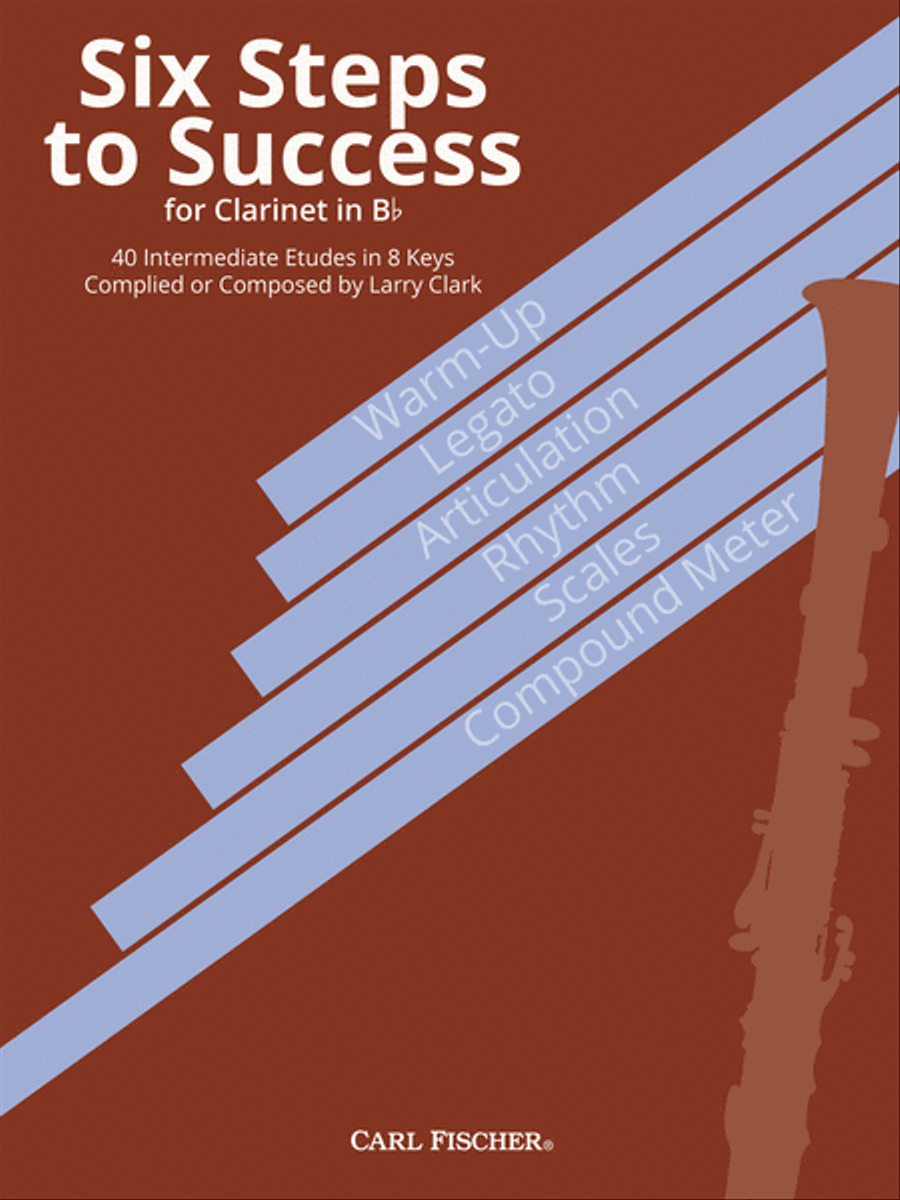 Six Steps to Success for Clarinet B-Flat Clarinet scores gallery preview page 1