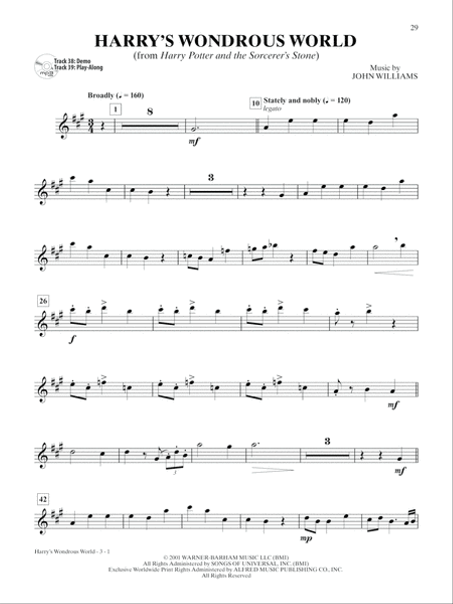 Ultimate Movie Instrumental Solos Alto Saxophone scores gallery preview page 7