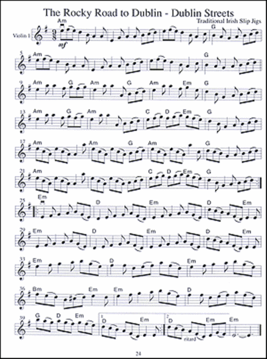 Celtic Fiddle Tunes for Solo and Ensemble - Violin 1 and 2 Violin scores gallery preview page 2