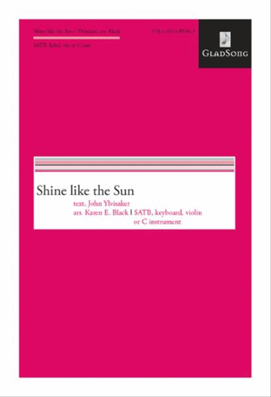 Shine Like the Sun 4-Part scores gallery preview page 1