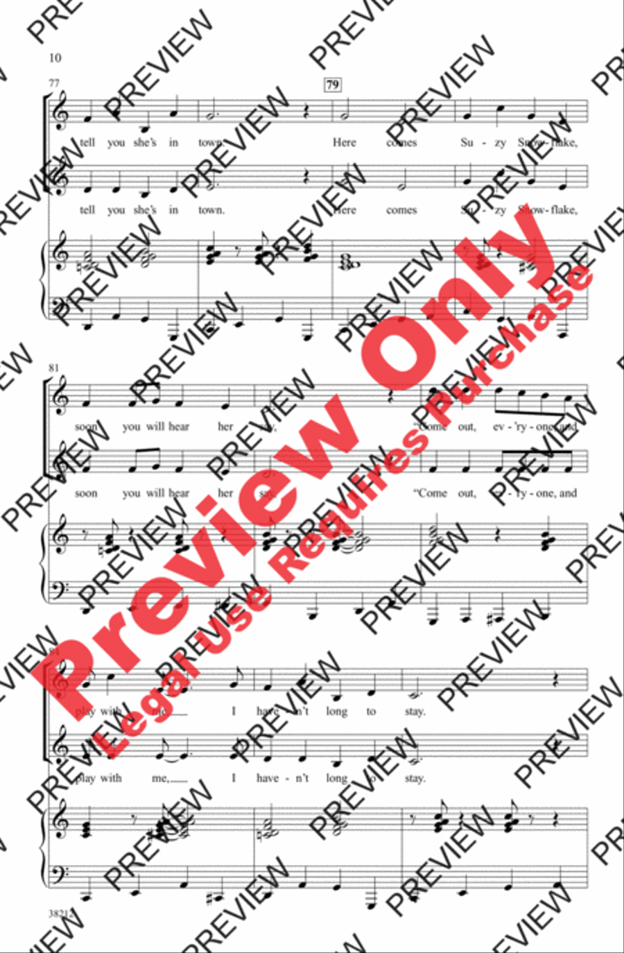A Winter Blast! 2-Part scores gallery preview page 10