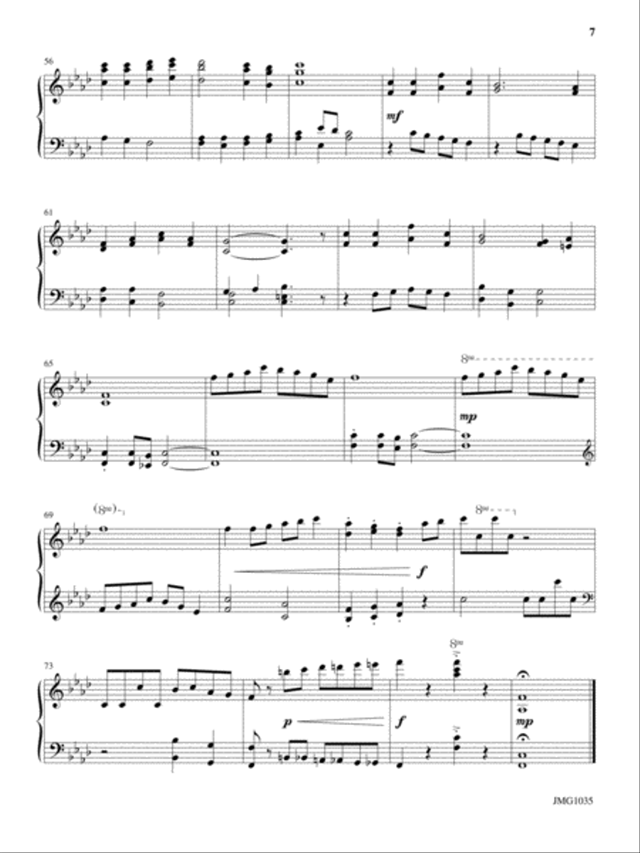 Joyful Noel Tidings Piano Solo scores gallery preview page 6