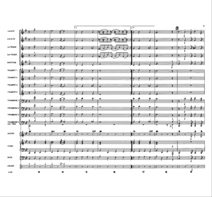 Jambalaya Jane Jazz Ensemble - Sheet Music page 8
