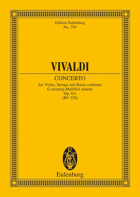 Concerto Grosso in G minor, Op. 3, No. 1 (RV 324/PV 329)