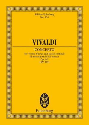 Book cover for Concerto Grosso in G minor, Op. 3, No. 1 (RV 324/PV 329)