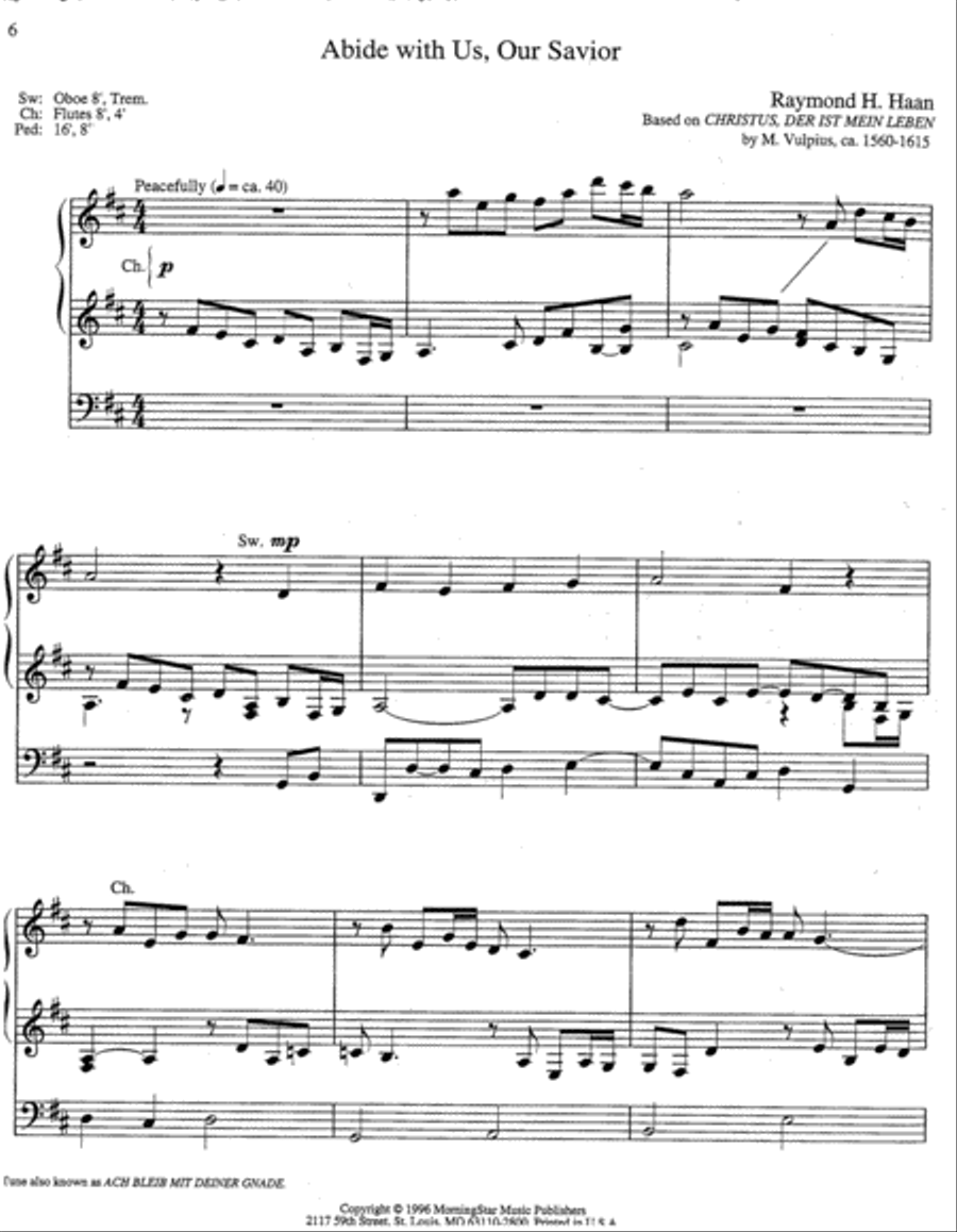 Four Quiet Hymn Settings Four Quiet Hymn Settings Organ scores gallery preview page 3