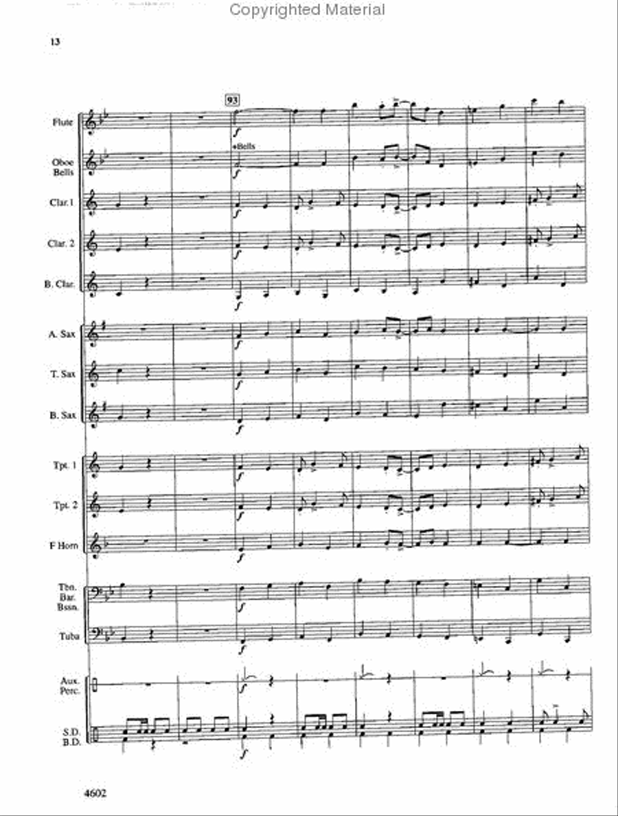 Band Avenue Band Avenue Concert Band scores gallery preview page 13