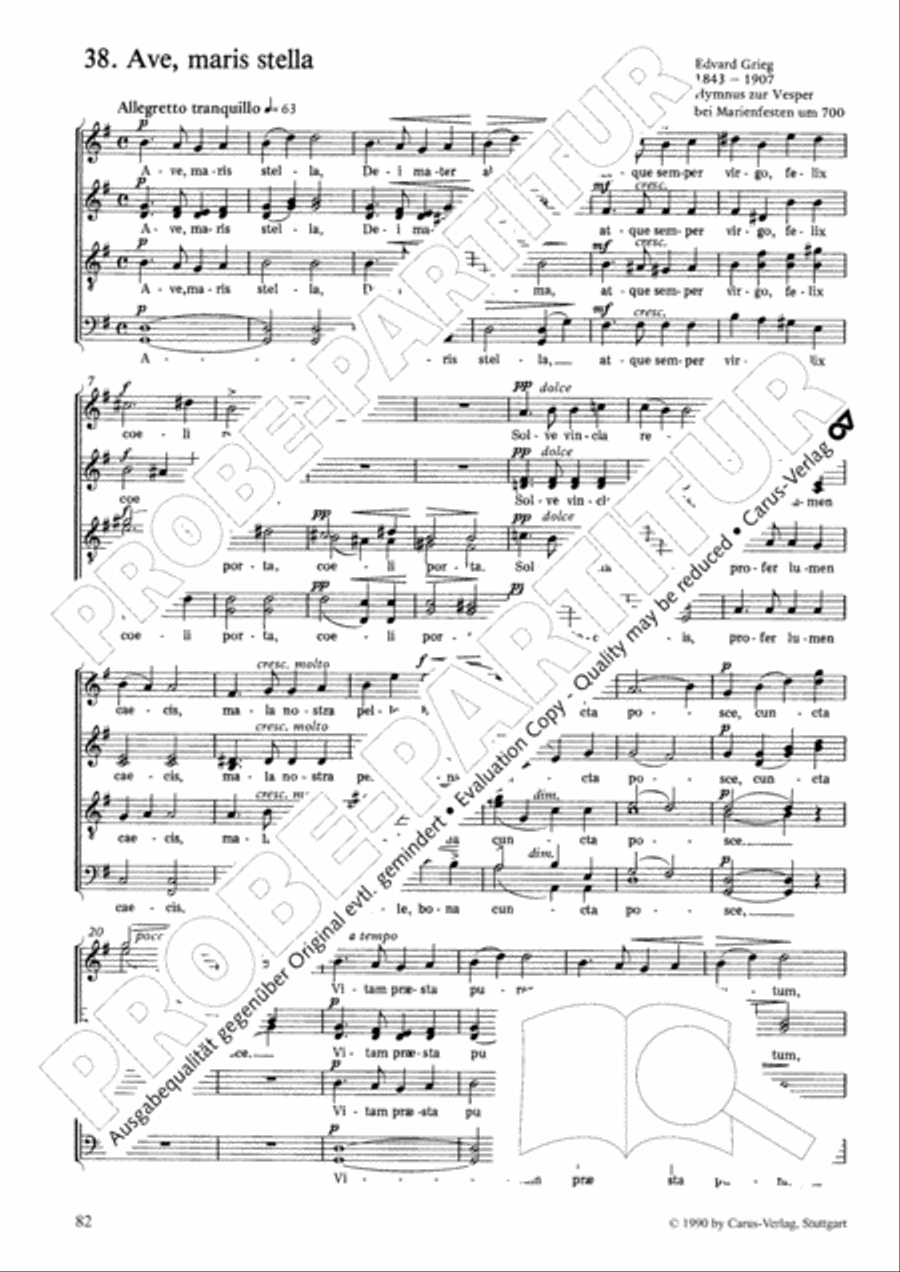 Geistliches Chorbuch der Romantik Choir scores gallery preview page 83