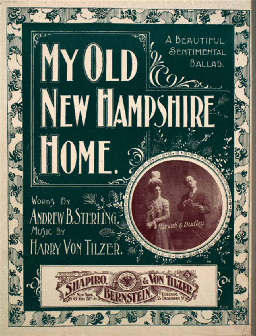 My Old New Hampshire Home. A Beautiful Sentimental Ballad Voice scores gallery preview page 1