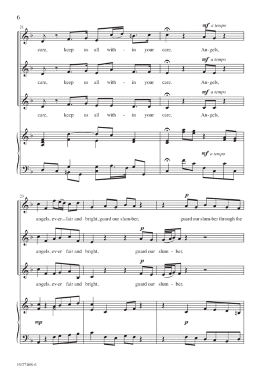 Angels, Ever Fair and Bright Women's Choir scores gallery preview page 7