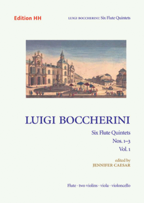 Book cover for Six flute quintets, vol 1