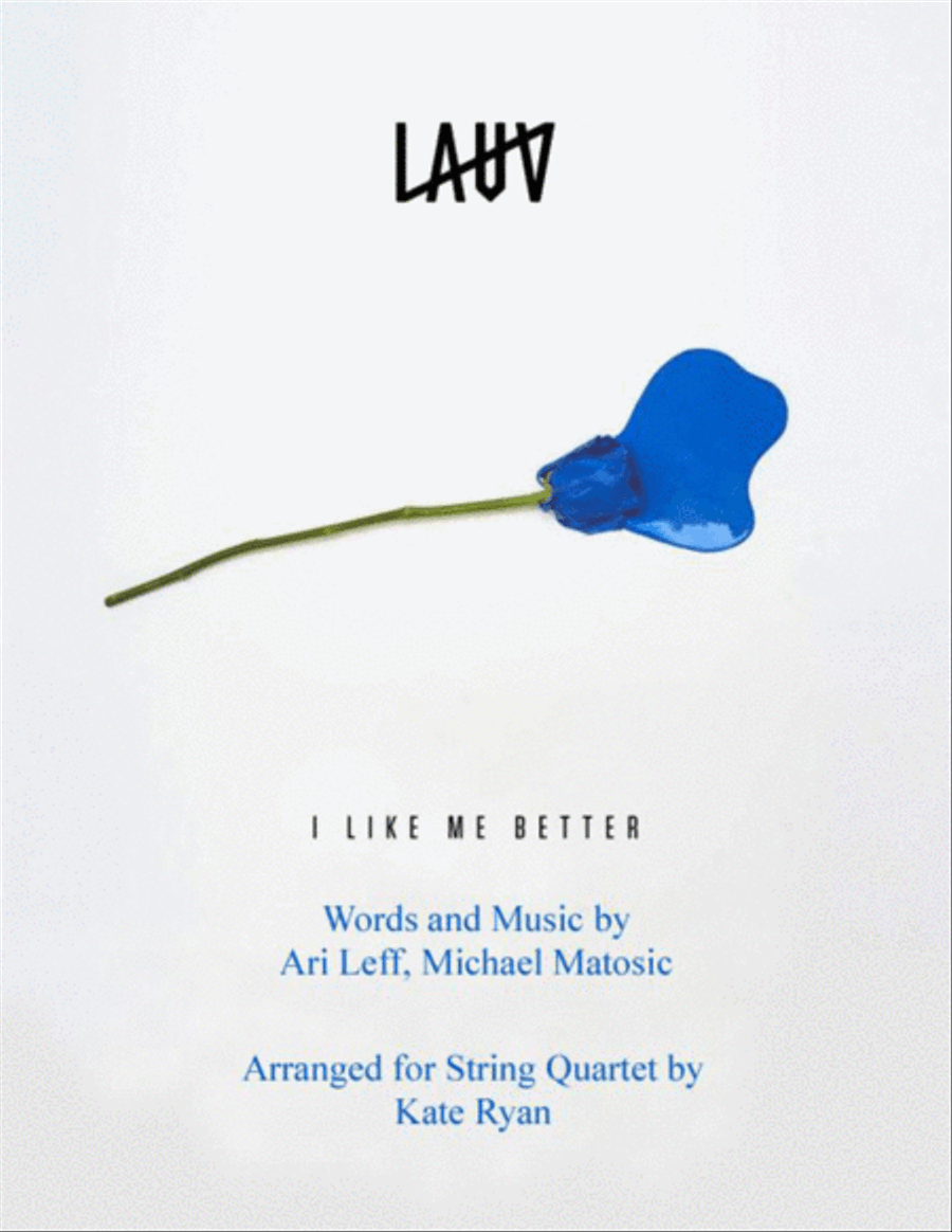 I Like Me Better String Quartet scores gallery preview page 1