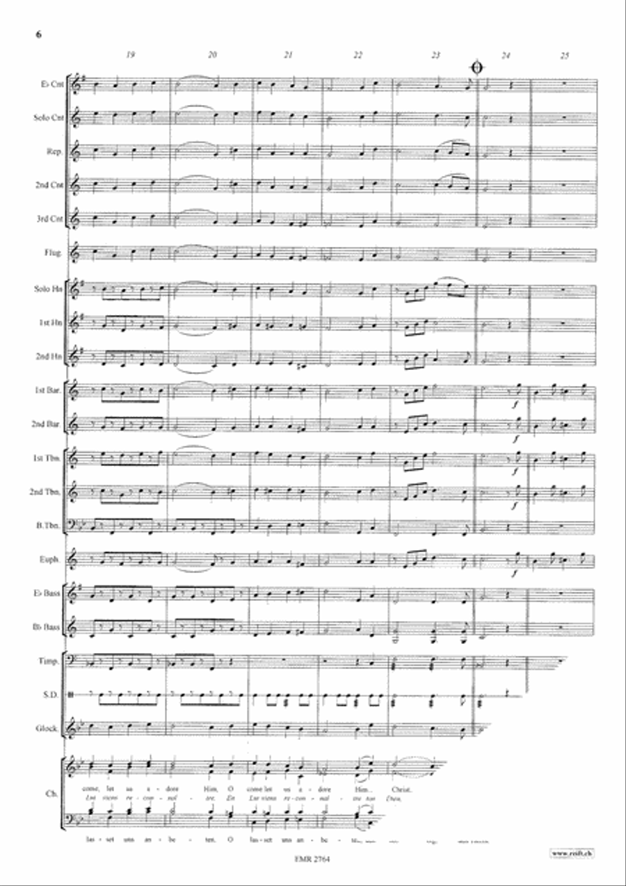 O Come, All Ye Faithful 4-Part scores gallery preview page 7