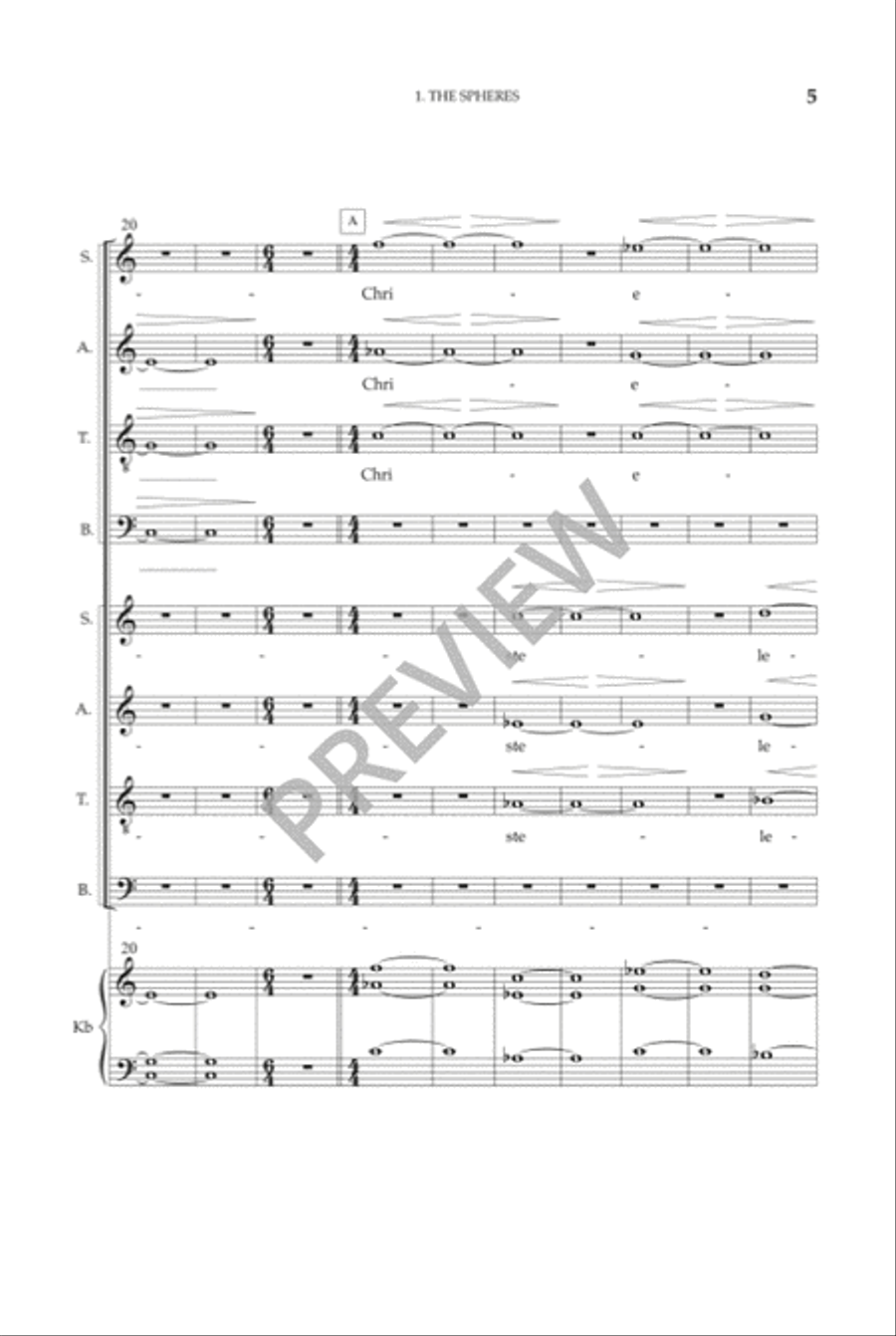 Sunrise Mass (Vocal Score) SSAATTBB scores gallery preview page 4