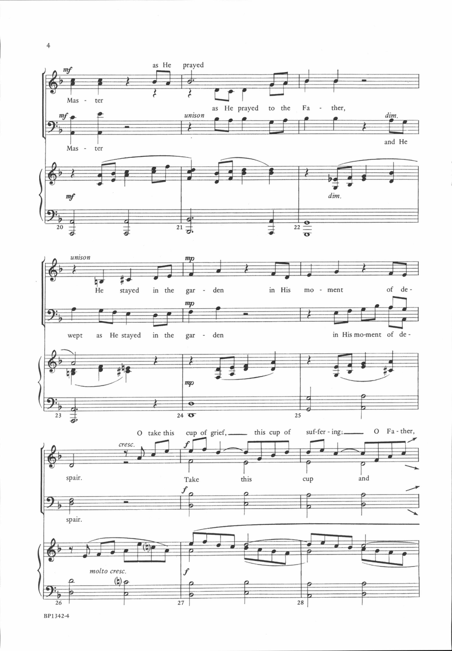 In the Garden 4-Part scores gallery preview page 4