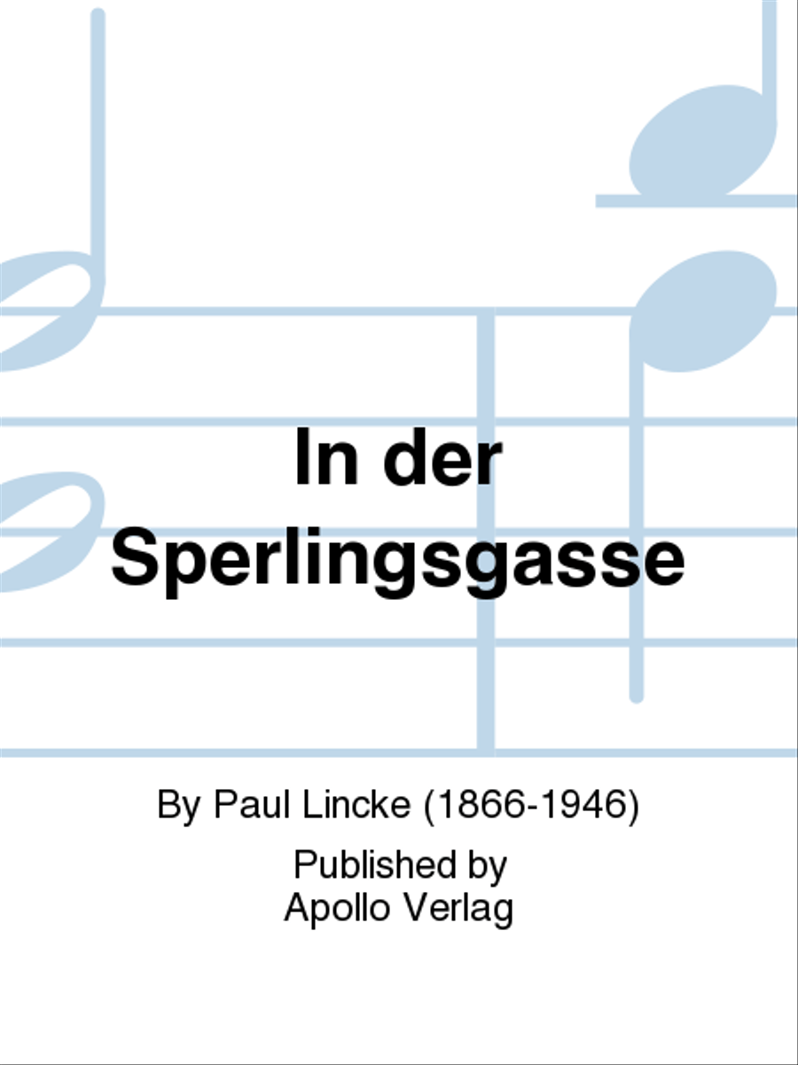 In der Sperlingsgasse Men's Choir scores gallery preview page 1