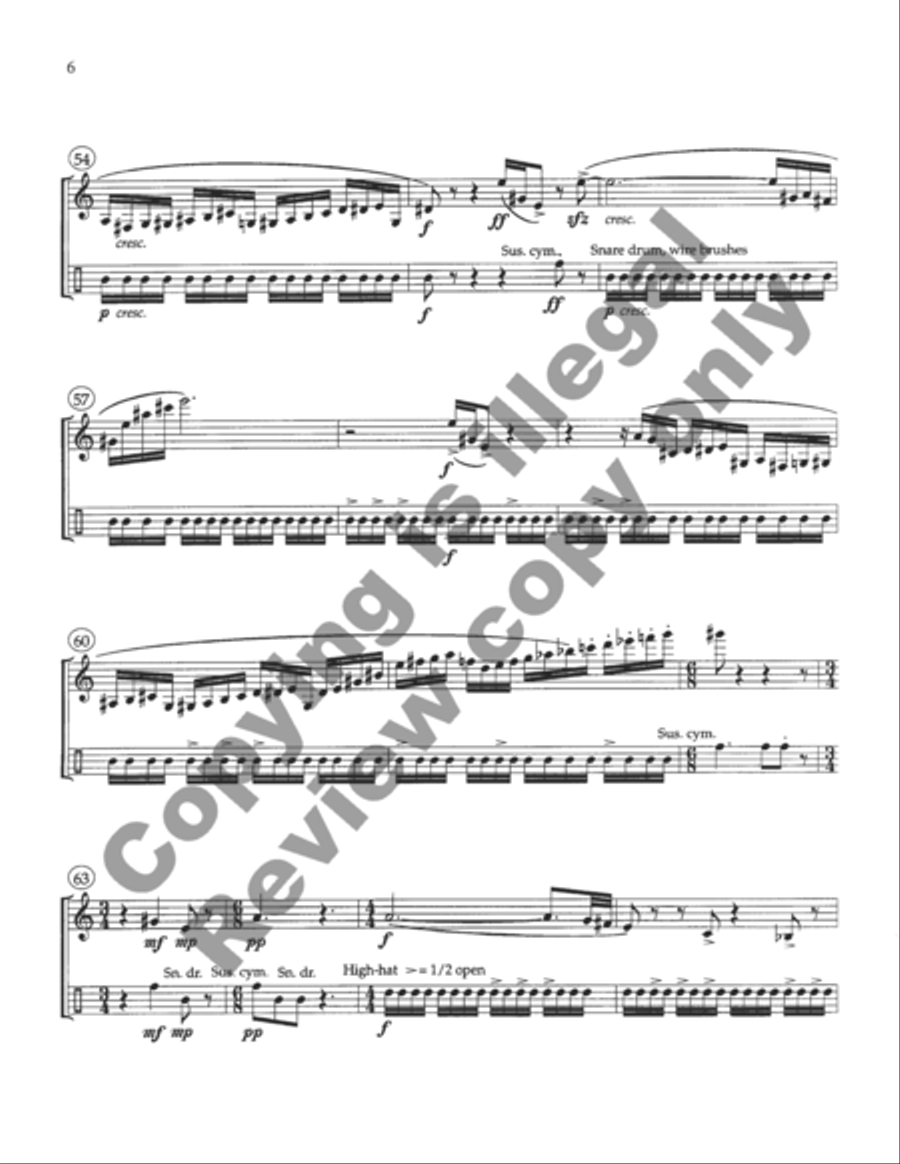 Corker Clarinet scores gallery preview page 21