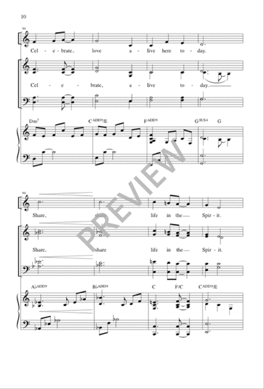 Called by Christ 4-Part scores gallery preview page 10