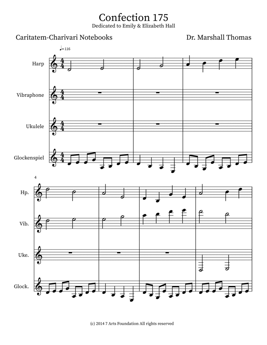Confection 175 Percussion scores gallery preview page 1