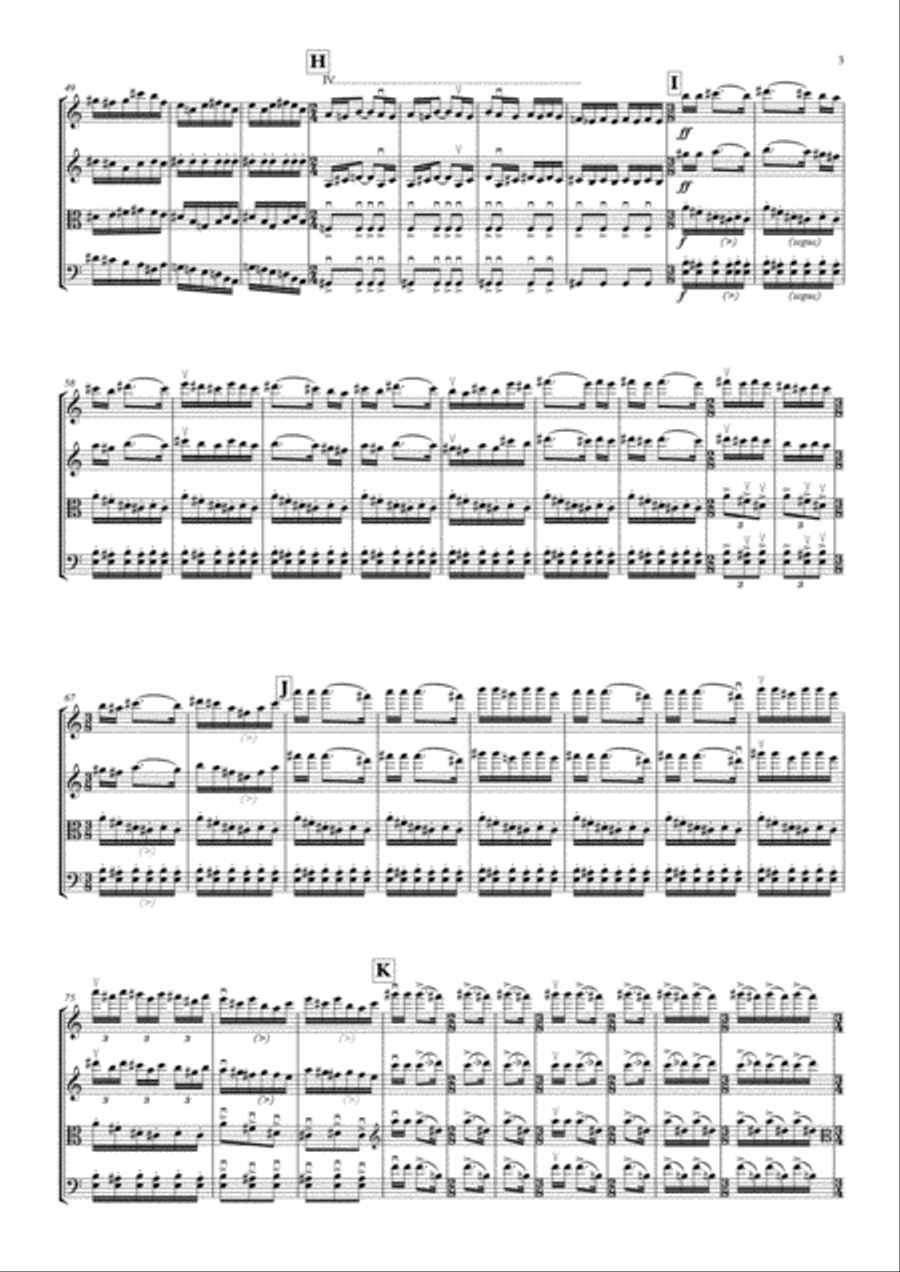 Musica de Feria String Quartet scores gallery preview page 5
