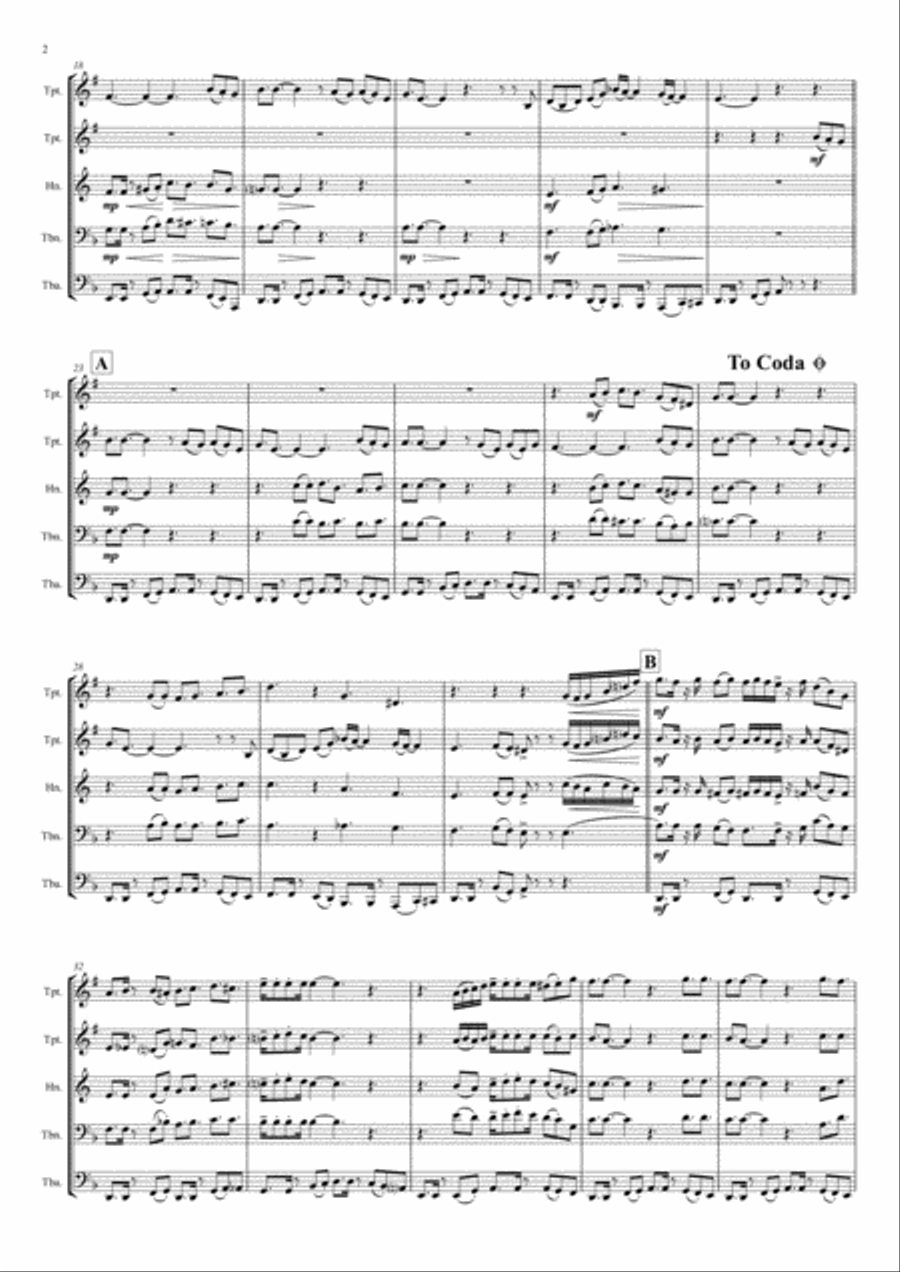 Summertime Horn scores gallery preview page 3