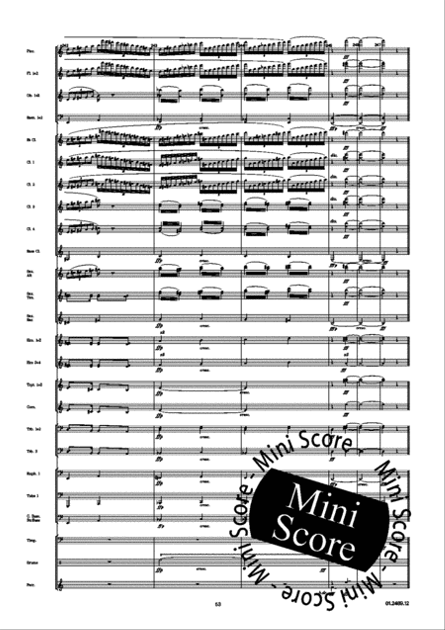 Endymion Concert Band scores gallery preview page 57