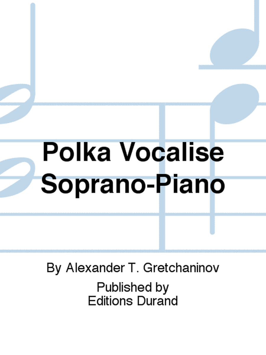 Polka Vocalise Soprano-Piano