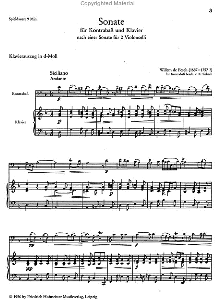 Sonate d-Moll Cello scores gallery preview page 2