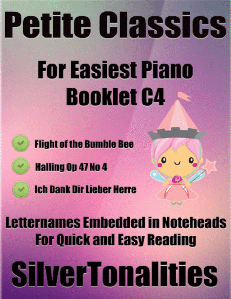 Petite Classics for Easiest Piano Booklet C4 Easy Piano scores gallery preview page 1