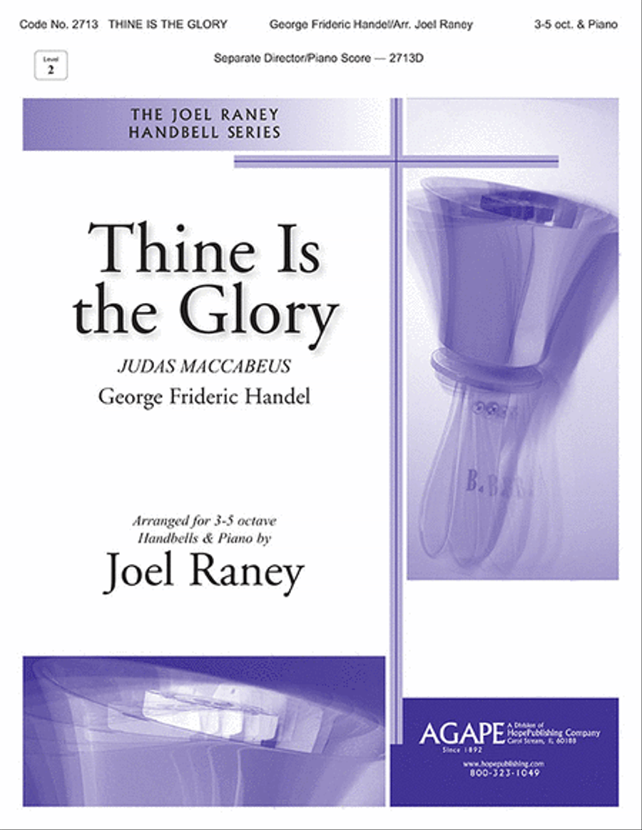 Thine Is the Glory Handbell Choir scores gallery preview page 1