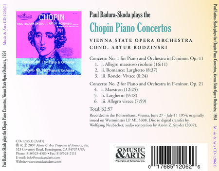 Badura-Skoda Plays Chopin Pian