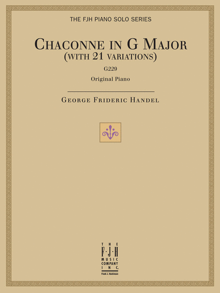 Chaconne in G Major, G 229