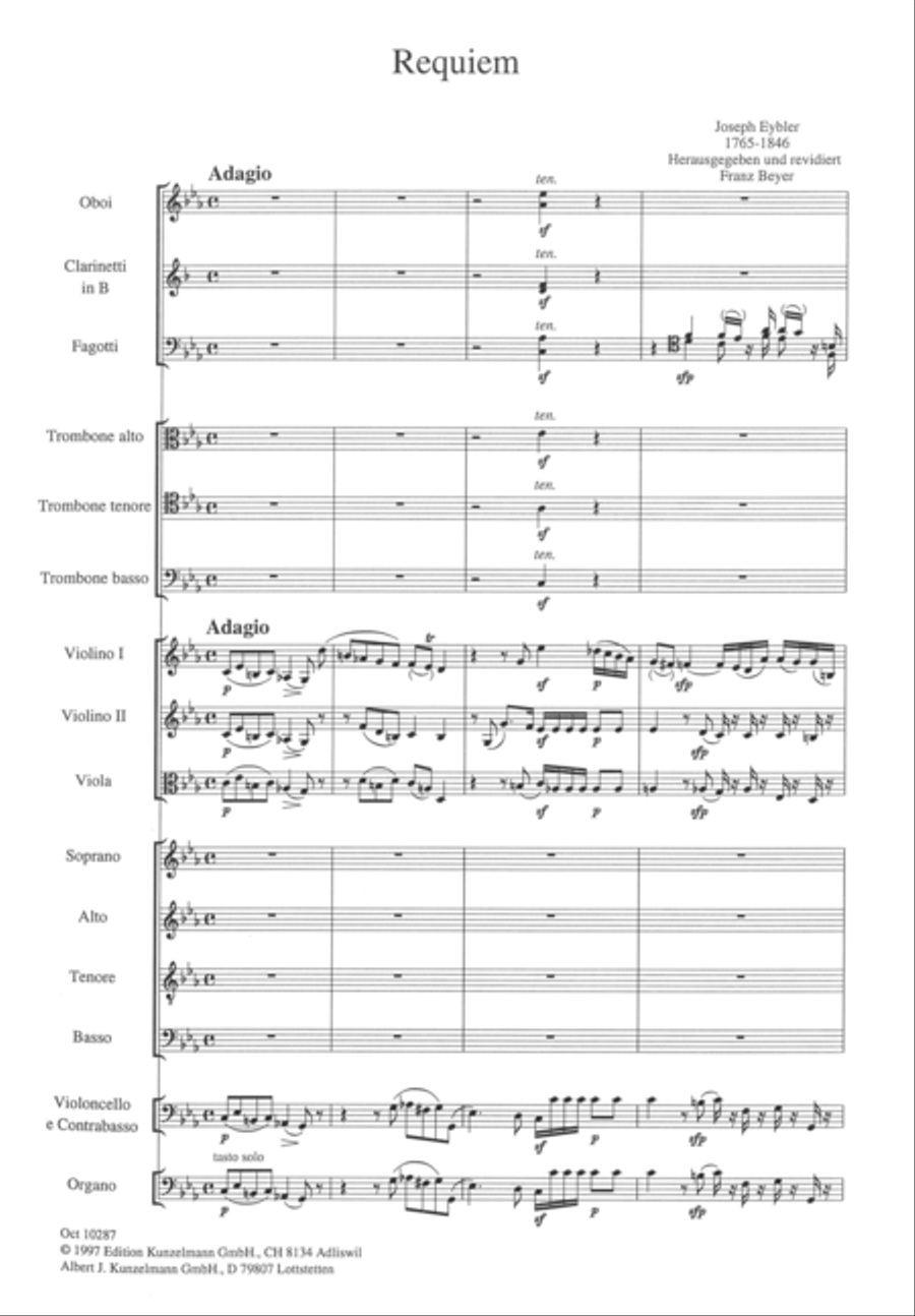 Requiem Requiem SSAATTBB scores gallery preview page 2