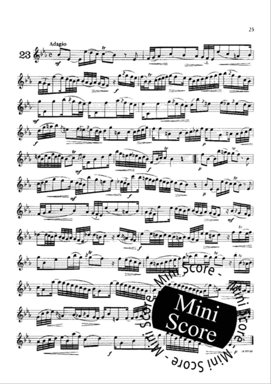 28 Etudes pour Hautbois Oboe Solo scores gallery preview page 27