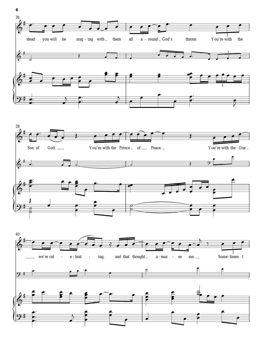 The Sweetest Gift The Sweetest Gift Piano scores gallery preview page 6