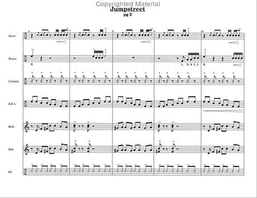 Jumpstreet Jumpstreet Percussion Ensemble scores gallery preview page 4