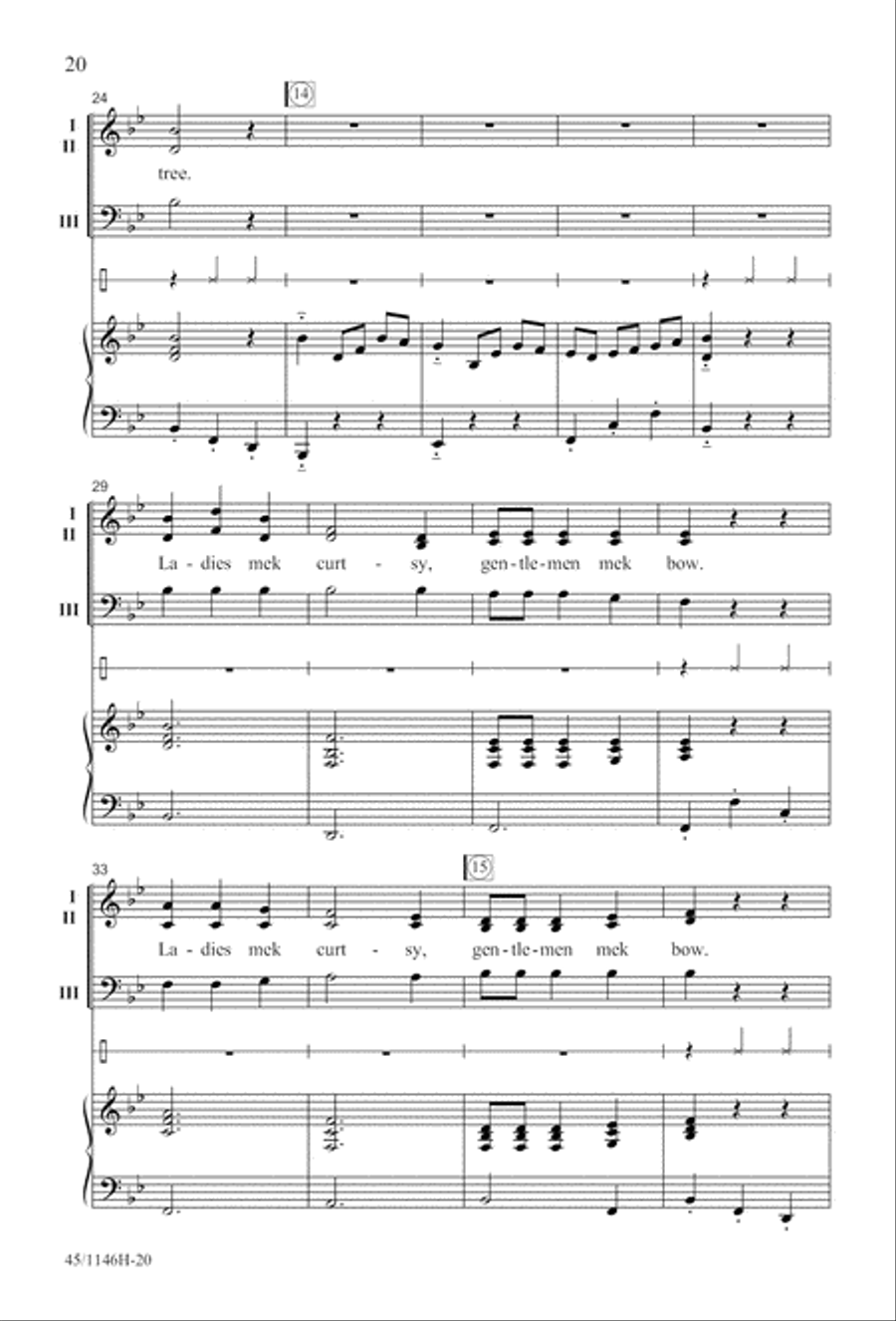 We Sing the World Around We Sing the World Around Choir scores gallery preview page 20