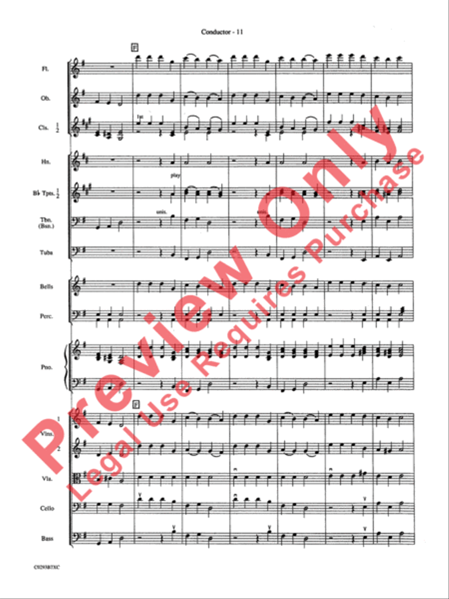 Christmas Sing-a-Long Full Orchestra scores gallery preview page 14