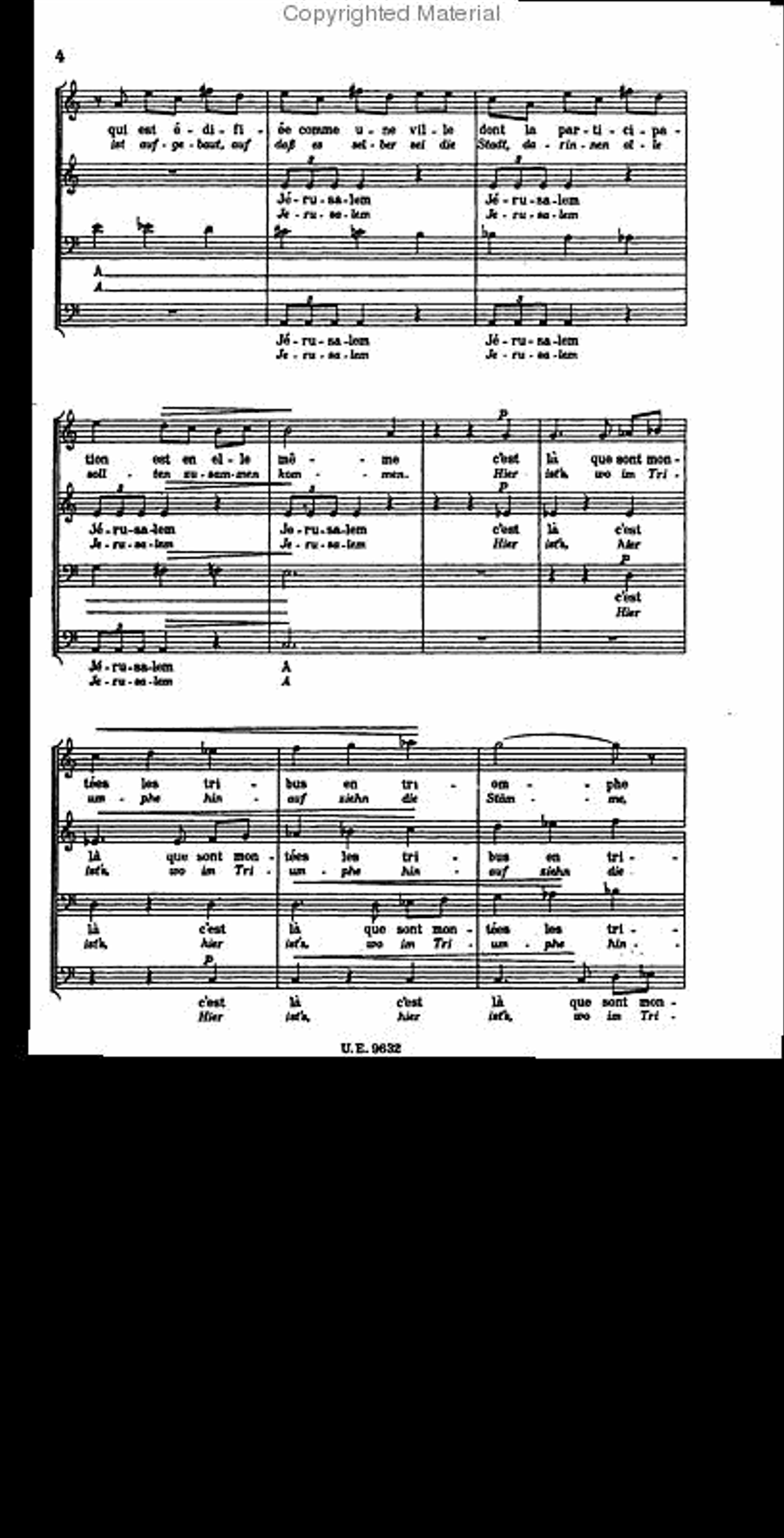 Psalm 121 TTBB scores gallery preview page 3