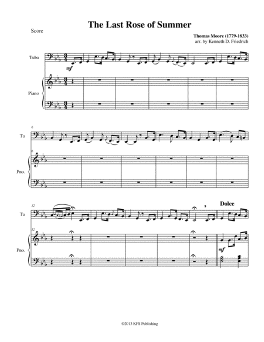 Art Songs for Young Folks, Vol. 1 - tuba and piano Voice Solo scores gallery preview page 3