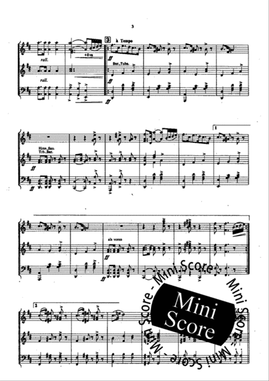 Der Bettelstudent Concert Band scores gallery preview page 5