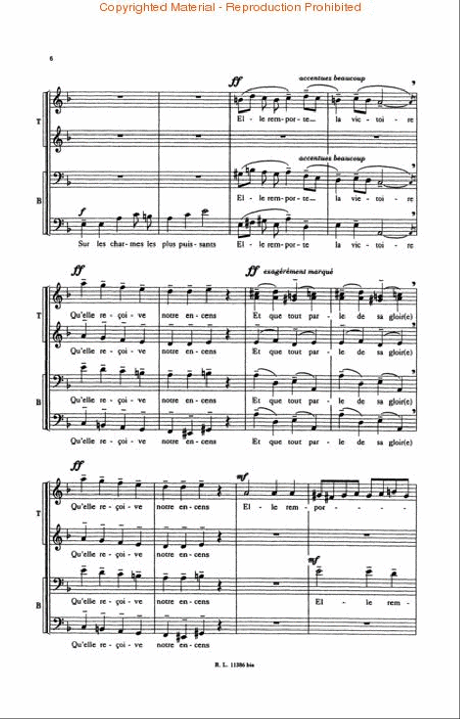 Chansons boire TTBB scores gallery preview page 3