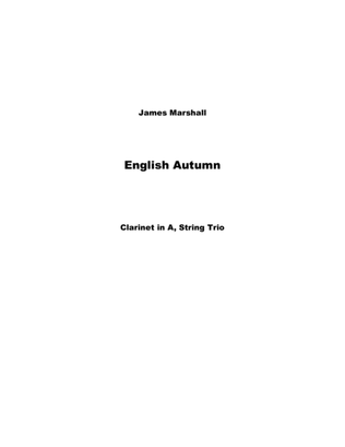 English Autumn