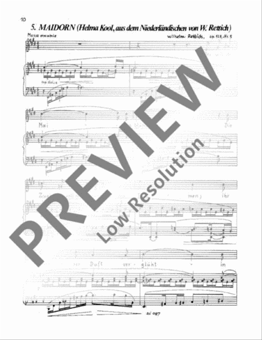 Monate im Lied Low Voice scores gallery preview page 13