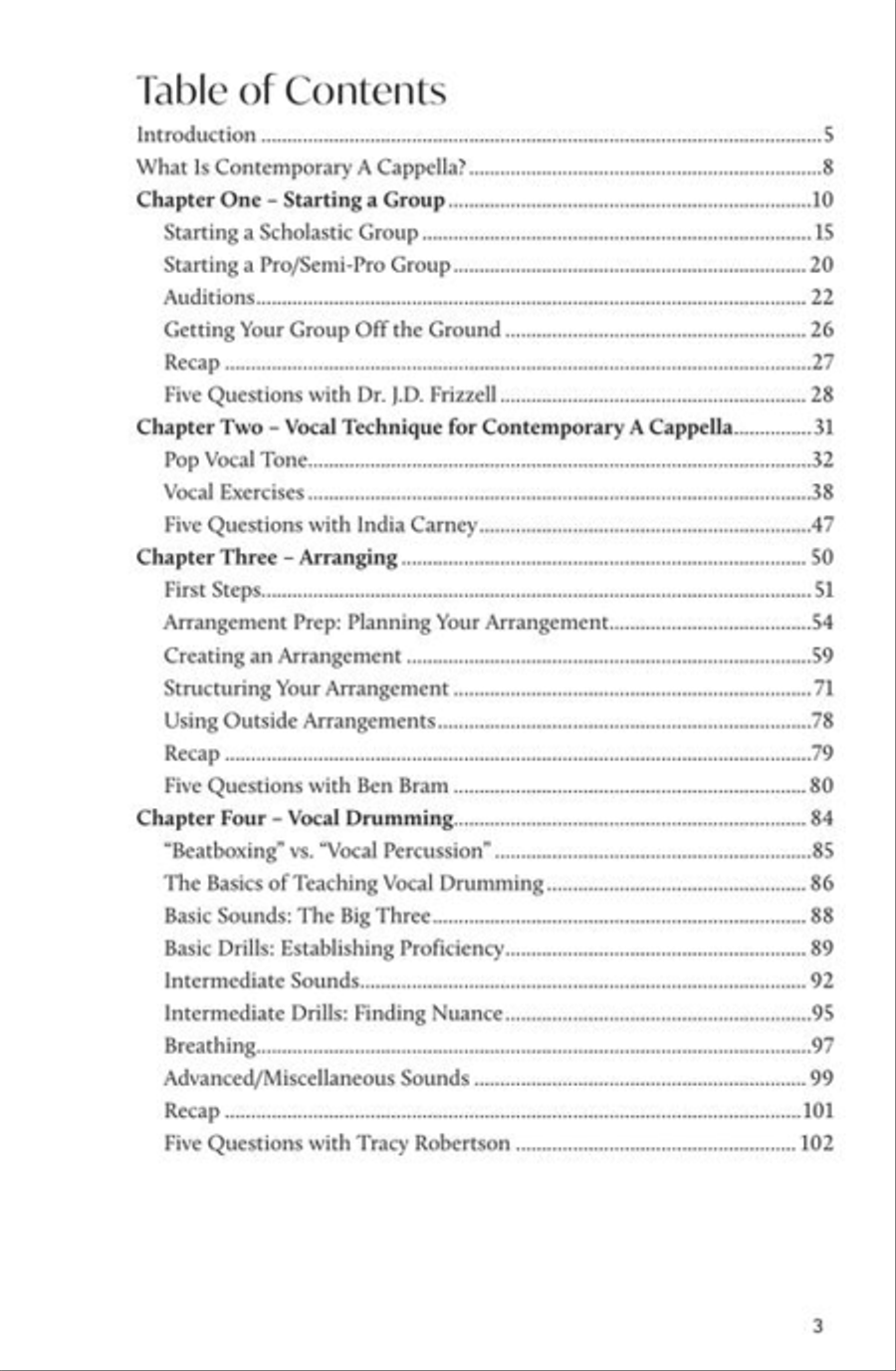 A Cappella 101 A Cappella scores gallery preview page 4