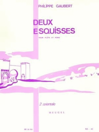 Book cover for 2 Esquisses No.2 Orientale