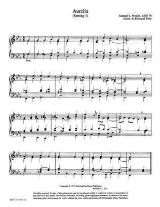 Book cover for Aurelia (2 settings) (Hymn Harmonization)